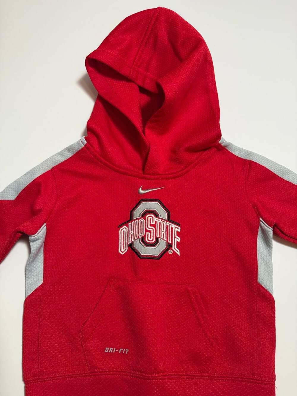 Nike Ohio State Buckeyes Hoodie Size 12M Red Dri-Fit Infant